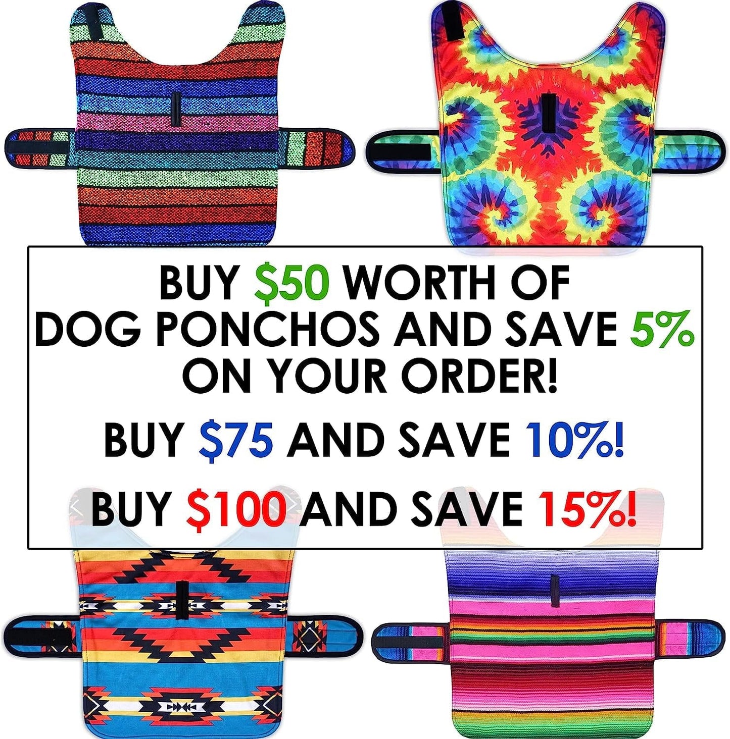 Handmade Dog Poncho from Mexican Southwest Blanket - Dog Clothes - Coat - Costume - Sweater - Vest (Southwestern, X-Small) Animals & Pet Supplies > Pet Supplies > Dog Supplies > Dog Apparel Baja Ponchos   