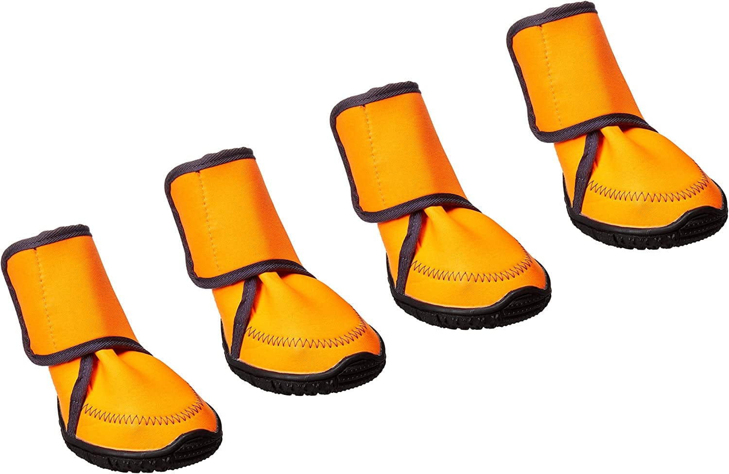 Haveget Waterproof Dog Shoes Fluorescent Orange Dog Boots Adjustable Straps and Rugged Anti-Slip Sole Paw Protectors for All Weather Comfortable Easy to Wear Suitable for Large Dog (XXL) Animals & Pet Supplies > Pet Supplies > Dog Supplies > Dog Apparel HaveGet   
