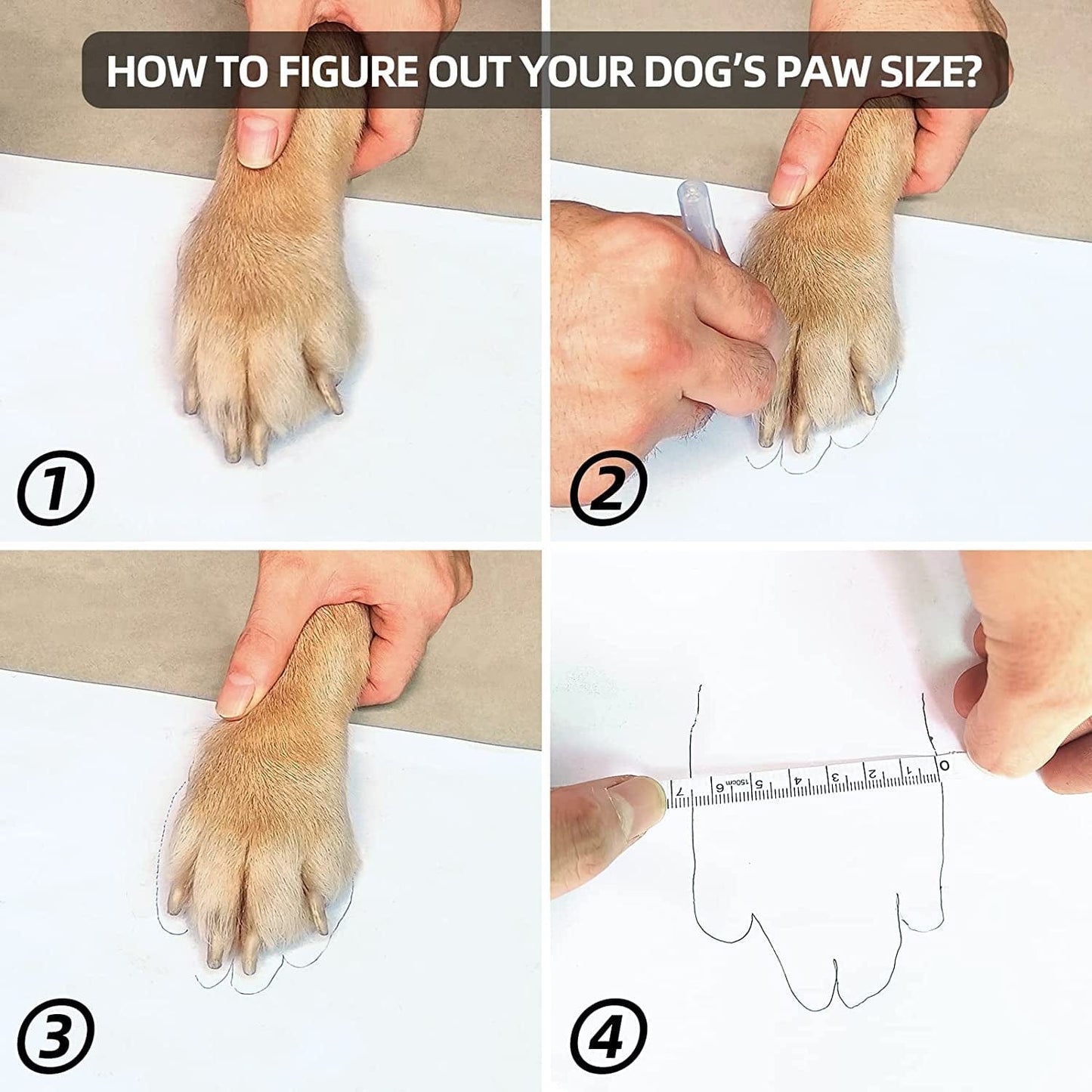 Hcpet Dog Boots, Breathable Dog Shoes, Dog Booties with Reflective Rugged Nonslip Sole and Skid-Proof, Outdoor Dog Rain Boots for Small to Large Dogs, Summer Paw Protectors 4Ps Animals & Pet Supplies > Pet Supplies > Dog Supplies > Dog Apparel Hcpet   