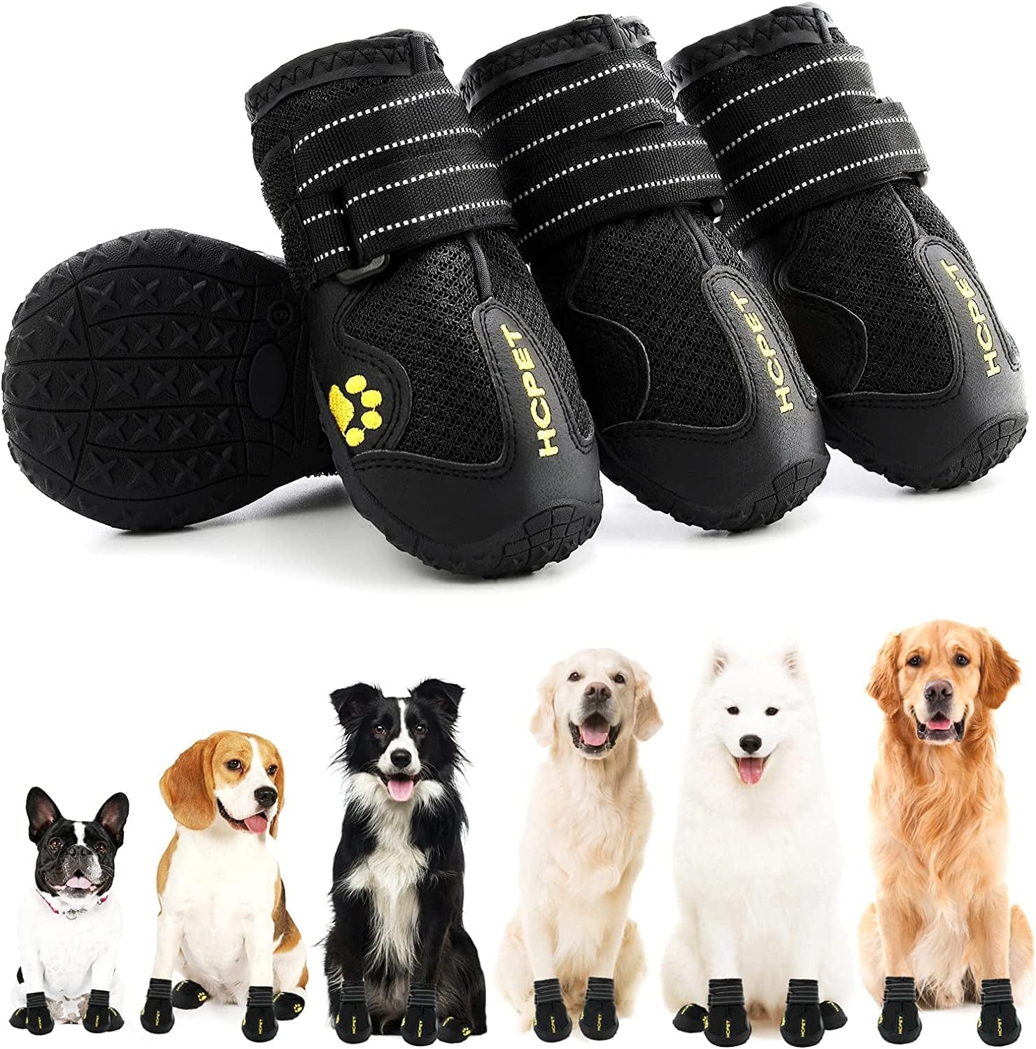 PAWZ Dog Boots - Waterproof Dog Boots 