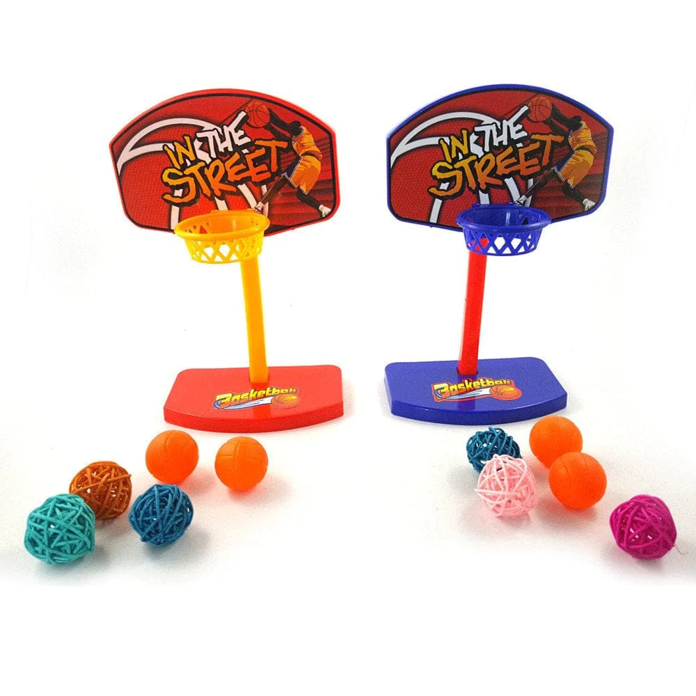 〖Hellobye〗Pet Parrot Toys Birdie Basketball Hoop Balls Birds Parakeet Bell Prop Chew Set Animals & Pet Supplies > Pet Supplies > Bird Supplies > Bird Toys Follure Clothing   