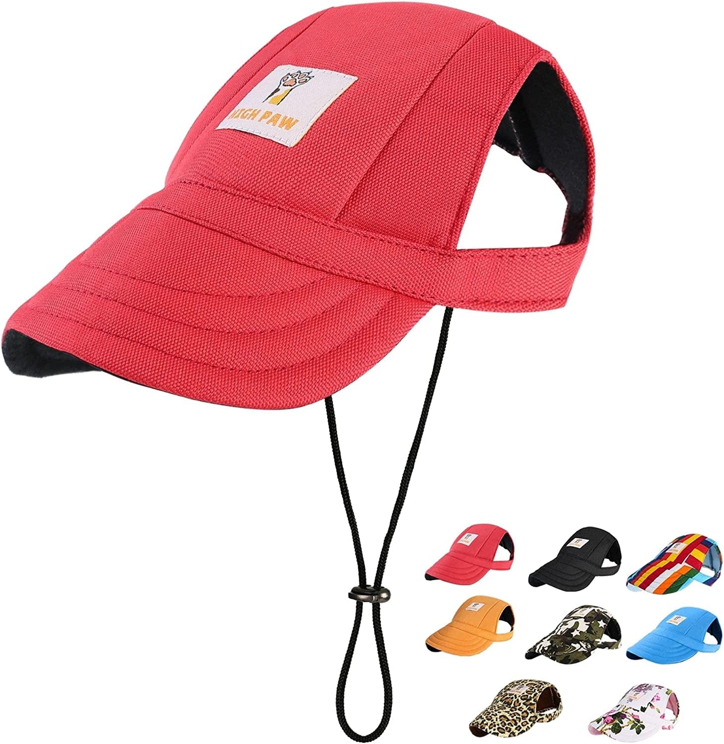 HIGH PAW Dog Hat Sun Hat Baseball Cap Trucker Hat Dog Hats for