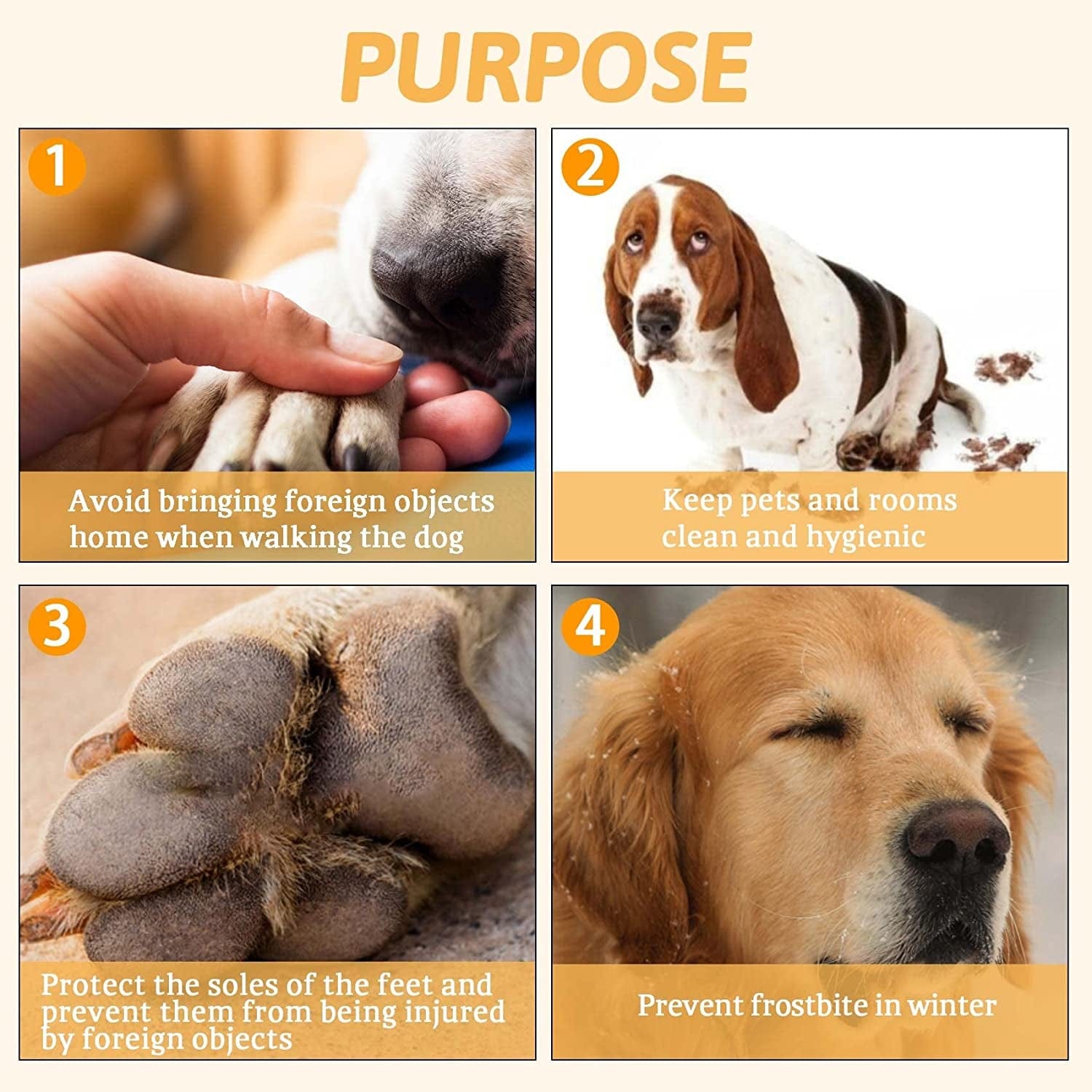 HINZIC 2 Sets Anti-Slip Dog Boots 8PCS Waterproof Dog Shoes with Reflective Straps Dog Paw Protectors Pet Supplies Accessories for Indoor Outdoor Walking Stop Scratching Medium- Pink/Black Animals & Pet Supplies > Pet Supplies > Dog Supplies > Dog Apparel HINZIC   