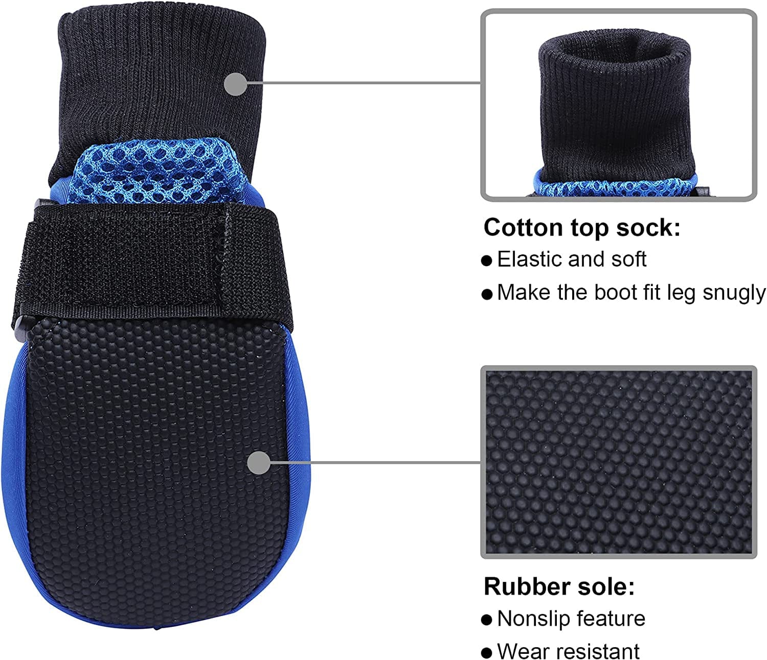 Hipaw Summer Breathable Dog Boots Nonslip Sole Paw Protector for Hardwood Floor Animals & Pet Supplies > Pet Supplies > Dog Supplies > Dog Apparel HiPaw   