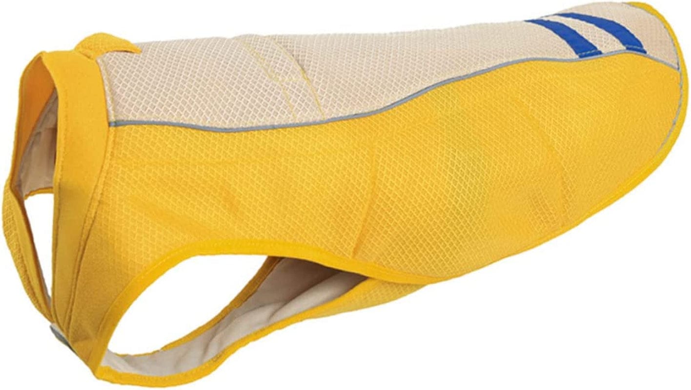 Hohopeti 2 Pcs Pet Sun Protection Vest Puppy Outfits Puppy Clothes Summer Shirts Cooling Vest for Dogs Summer Dog Suit Instant T Shirts Summer Pet Cooling Suit Breathable Pet Vest the Dog Animals & Pet Supplies > Pet Supplies > Dog Supplies > Dog Apparel Hohopeti Yellow L 