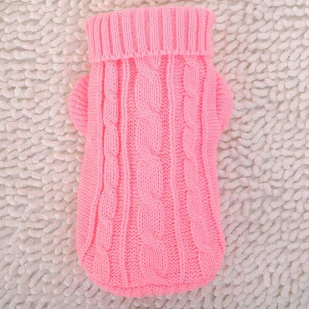 Honprad Dog Sweater Size Small Coat Puppy for Small Dogs Clothes Soft Vest Outfit for Dogs Walking Travel Apparel Winter Jacket Pet Clothes Animals & Pet Supplies > Pet Supplies > Dog Supplies > Dog Apparel HonpraD   