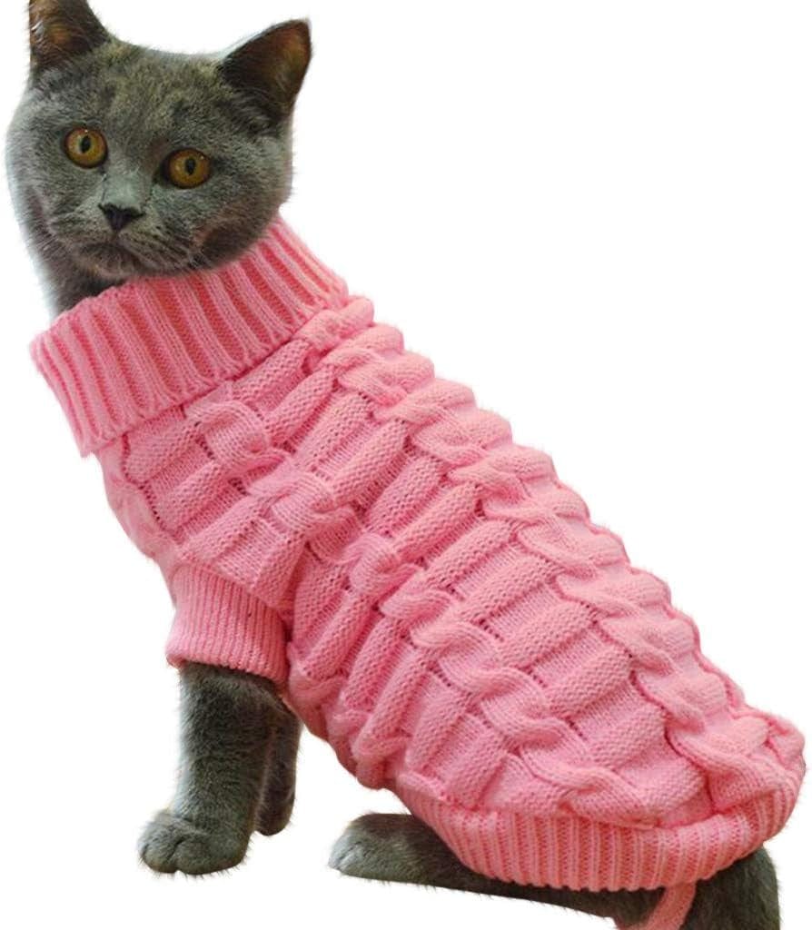 Honprad Dog Sweater Size Small Coat Puppy for Small Dogs Clothes Soft Vest Outfit for Dogs Walking Travel Apparel Winter Jacket Pet Clothes Animals & Pet Supplies > Pet Supplies > Dog Supplies > Dog Apparel HonpraD   