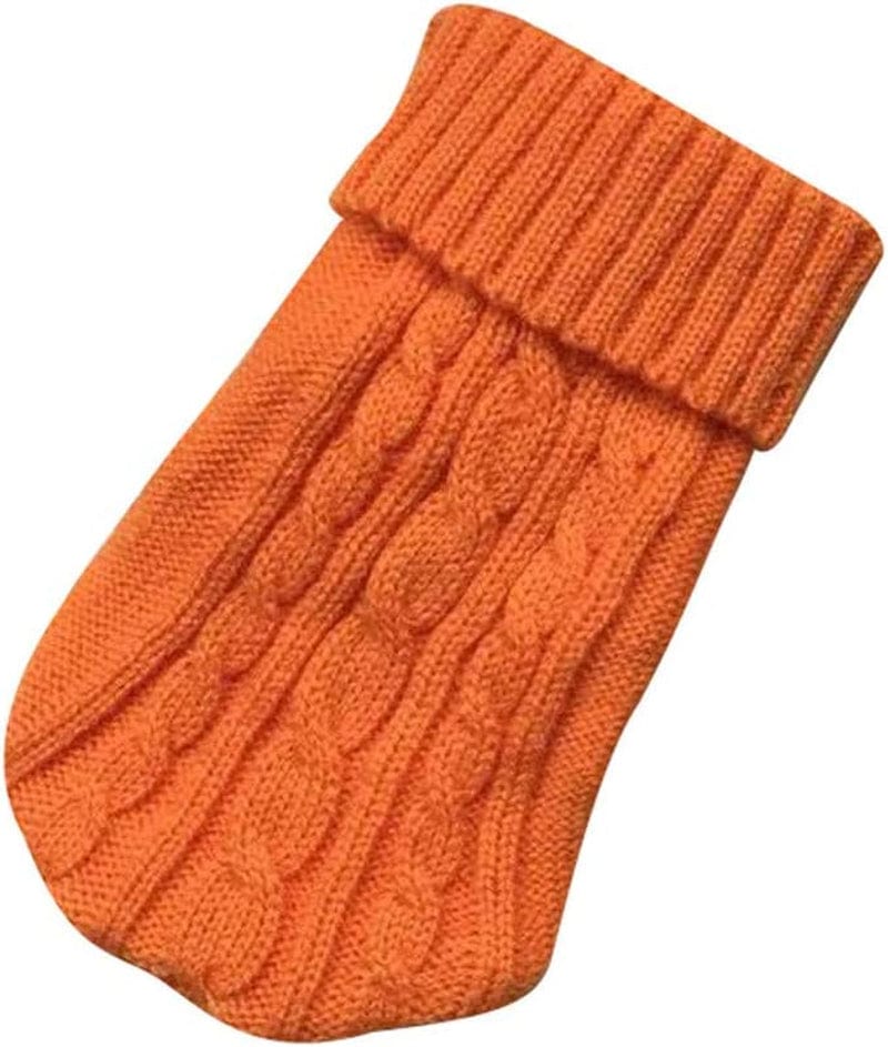 Honprad Dog Sweater Size Small Coat Puppy for Small Dogs Clothes Soft Vest Outfit for Dogs Walking Travel Apparel Winter Jacket Pet Clothes Animals & Pet Supplies > Pet Supplies > Dog Supplies > Dog Apparel HonpraD Orange Large 