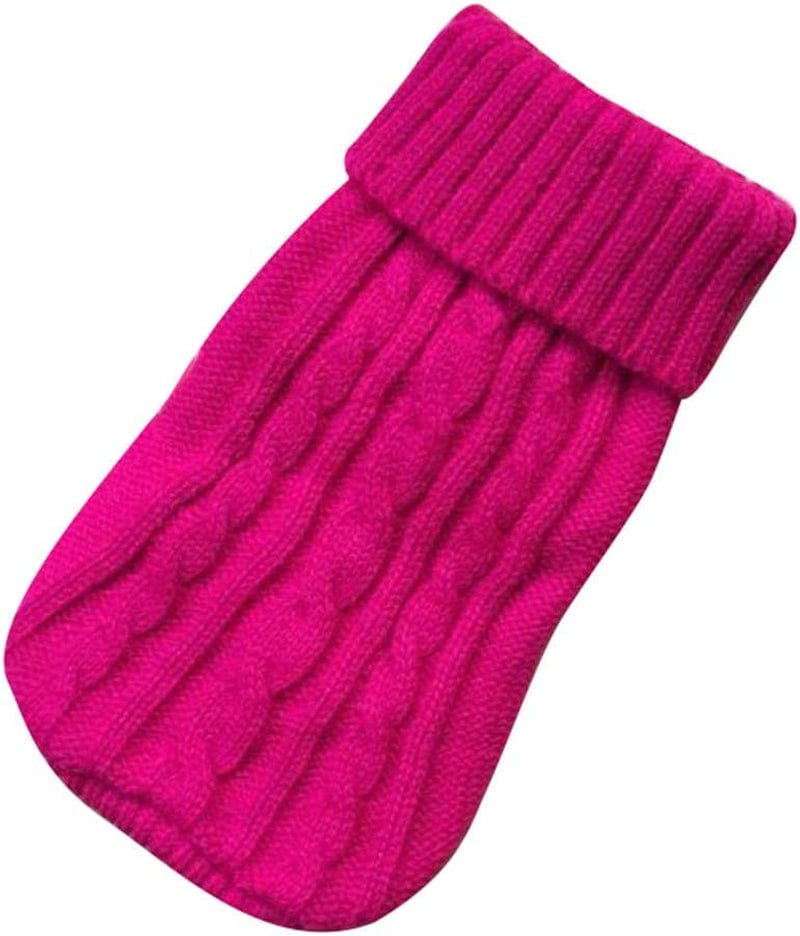 Honprad Dog Sweater Size Small Coat Puppy for Small Dogs Clothes Soft Vest Outfit for Dogs Walking Travel Apparel Winter Jacket Pet Clothes Animals & Pet Supplies > Pet Supplies > Dog Supplies > Dog Apparel HonpraD Hot Pink Large 