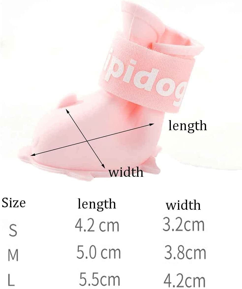 Houchu Waterproof Dog Boots Dolphin Shape Cute Candy Colors Dog Shoes Adjustable Paw Protector Non-Slip Rain Shoes Pet Boots(S,Pink) Animals & Pet Supplies > Pet Supplies > Dog Supplies > Dog Apparel Houchu   
