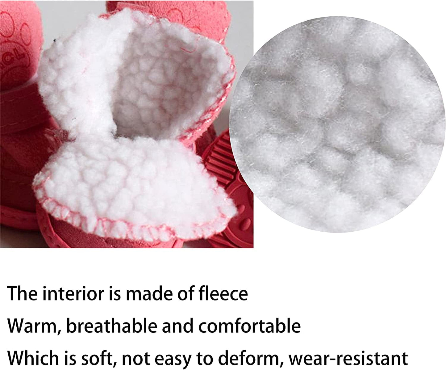 HPWFHPLF Dog Boots, Dog Shoes for Small Dogs Chihuahua, Anti-Slip Paw Protectors for Snow Winter (Brown, XS) Animals & Pet Supplies > Pet Supplies > Dog Supplies > Dog Apparel HPWFHPLF   