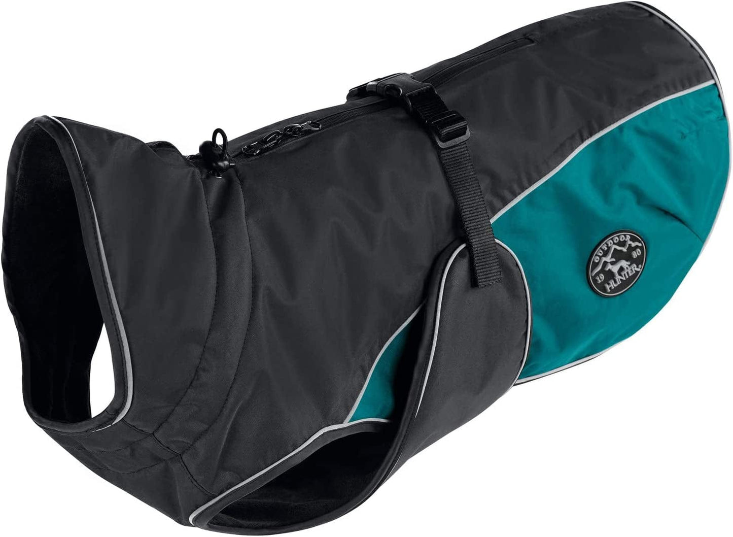 HUNTER Dog Coat Uppsala Cozy, 50 Cm Anthracite/Grey Animals & Pet Supplies > Pet Supplies > Dog Supplies > Dog Apparel HUNTER Teal Uppsala Cosy xxxx-small