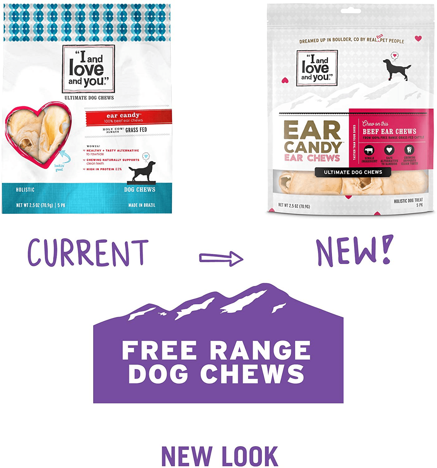 "I and Love and You" Ear Candy Cow Ear Strips - Grain Free Dog Chews, 100% Beef Ear Treats for Large and Small Dogs, Free Range & Grass Fed Beef, 2.5-Ounce Animals & Pet Supplies > Pet Supplies > Small Animal Supplies > Small Animal Treats I AND LOVE AND YOU   