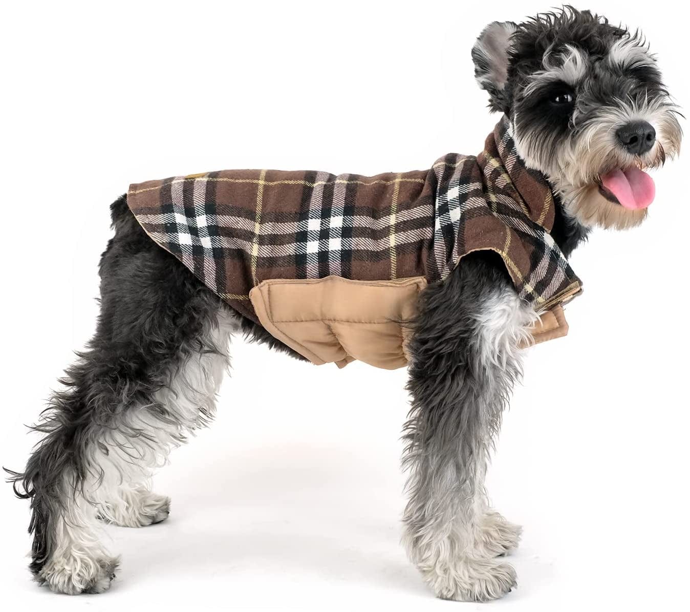 Innopet Dog Coat, Dog Jacket, Cold Weather Dog Coat, Premium Polyester Outer Layer with Cotton Fillings, Reversible Wear, Designed of Dogs, Best for Winter Season Animals & Pet Supplies > Pet Supplies > Dog Supplies > Dog Apparel InnoPet BROWN 2XL 