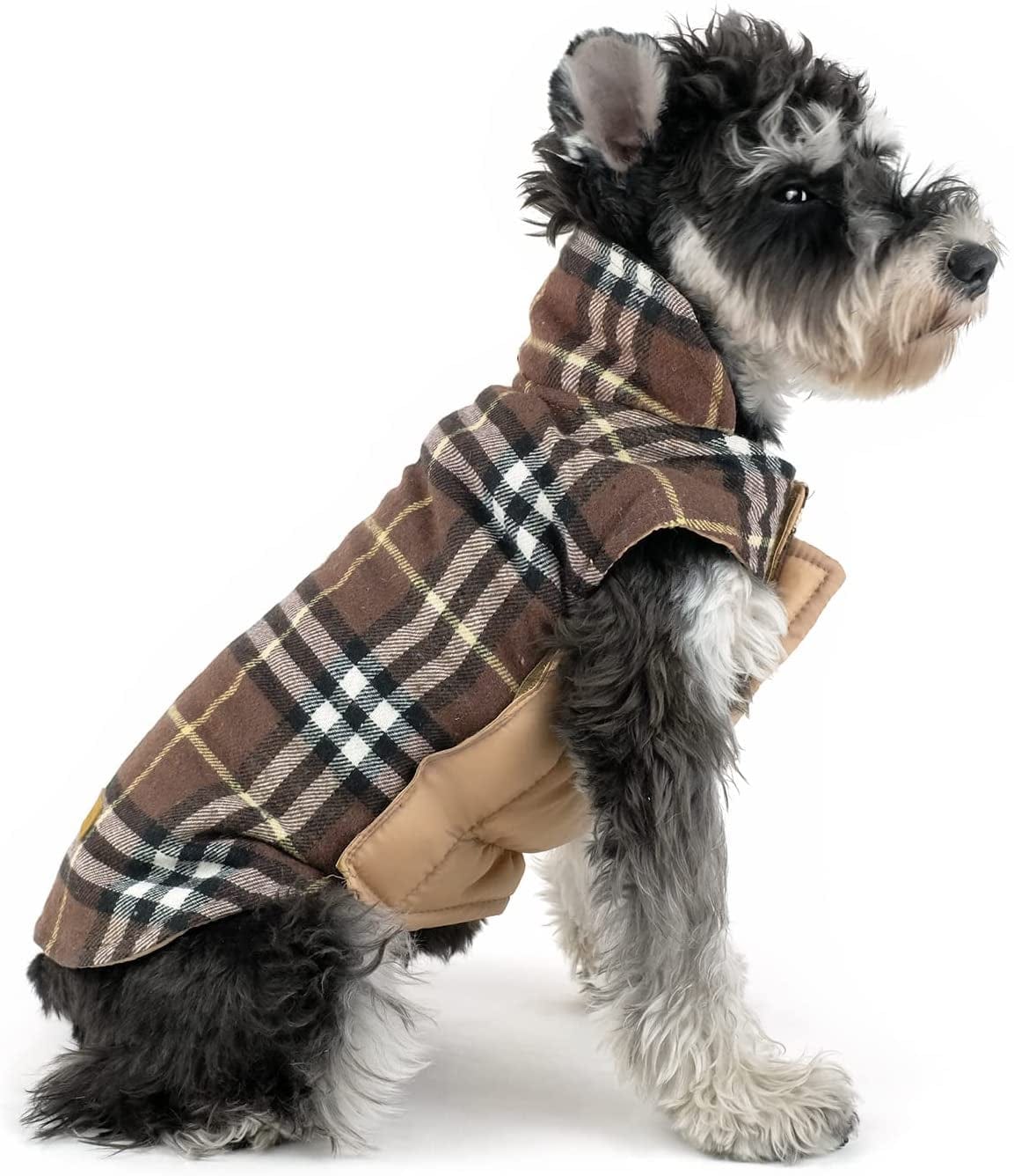 Innopet Dog Coat, Dog Jacket, Cold Weather Dog Coat, Premium Polyester Outer Layer with Cotton Fillings, Reversible Wear, Designed of Dogs, Best for Winter Season Animals & Pet Supplies > Pet Supplies > Dog Supplies > Dog Apparel InnoPet   