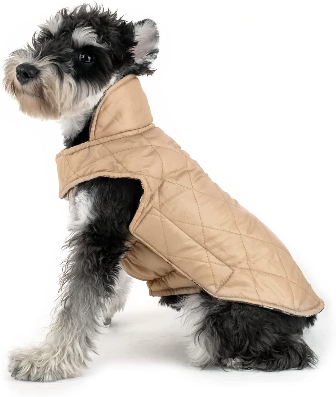 Innopet Dog Coat, Dog Jacket, Cold Weather Dog Coat, Premium Polyester Outer Layer with Cotton Fillings, Reversible Wear, Designed of Dogs, Best for Winter Season Animals & Pet Supplies > Pet Supplies > Dog Supplies > Dog Apparel InnoPet   