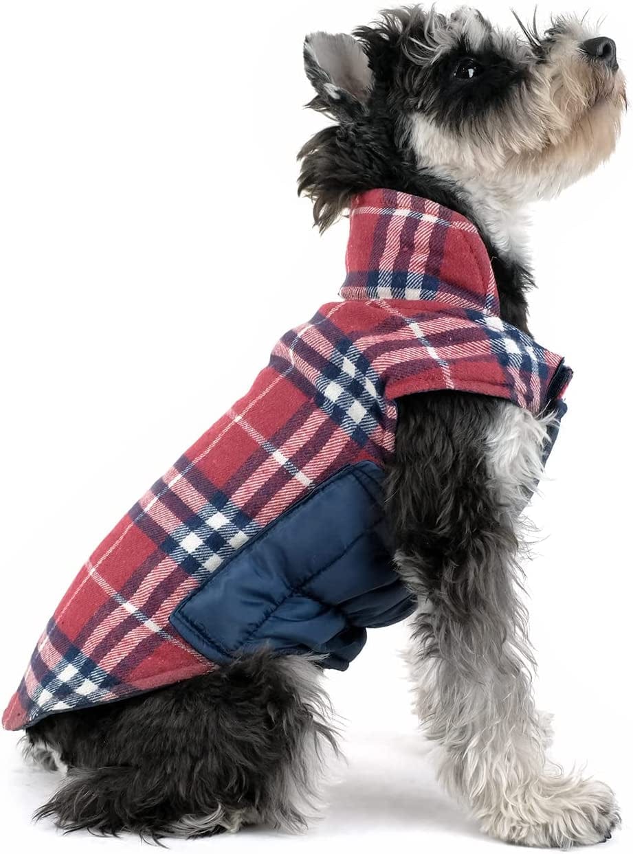 Innopet Dog Coat, Dog Jacket, Cold Weather Dog Coat, Premium Polyester Outer Layer with Cotton Fillings, Reversible Wear, Designed of Dogs, Best for Winter Season Animals & Pet Supplies > Pet Supplies > Dog Supplies > Dog Apparel InnoPet RED L 