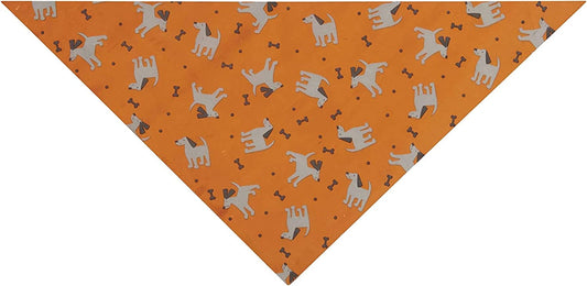 Insect Shield Repellant Dog Bandana for Protecting Dogs from Fleas, Ticks, and Mosquitoes, Dogs & Bones, Orange, 1 Count (Pack of 1) (IE9412 69), 19 by 19-Inch Animals & Pet Supplies > Pet Supplies > Dog Supplies > Dog Apparel Insect Shield   
