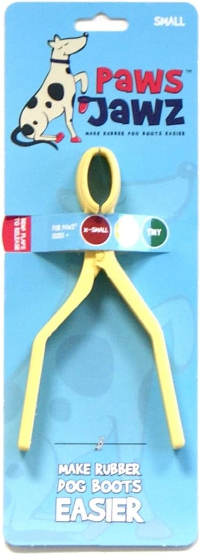 Jawz for Pawz Dog Boots, Dog Shoes Fitting Helper Tool, Accessory, Lightweight Handy Paw Booty Fitter, Easily Throw on Dog Booties, Small Animals & Pet Supplies > Pet Supplies > Dog Supplies > Dog Apparel Paws Jaws, LLC   