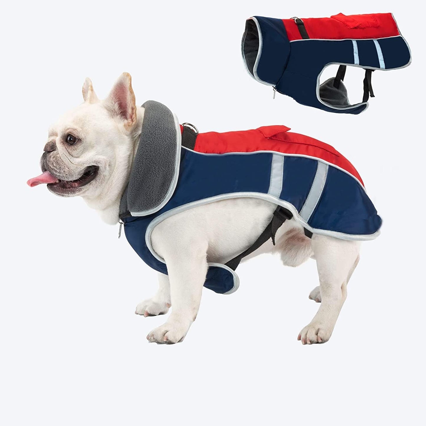JOYELF Winter Warm Dog Coat, Reflective Waterproof Dog Jacket with Harness Traction Belt, Adjustable Size Windproof Dog Vest Warm Dog Apparel for Large Dogs - Xlarge Size Animals & Pet Supplies > Pet Supplies > Dog Supplies > Dog Apparel STARTOY Medium  