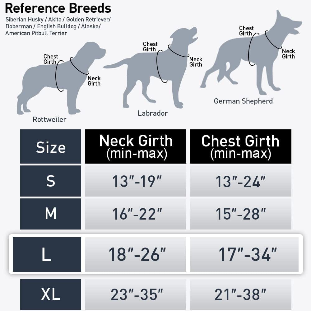 Joytale No Pull Dog Harness Large Dogs, Reflective No Choke Pet Vest with Front and Back 2 Leash Clips, Soft Padded Harnesses with Easy Control Handle for Training and Walking, Black, L Animals & Pet Supplies > Pet Supplies > Dog Supplies > Dog Apparel Joytale   