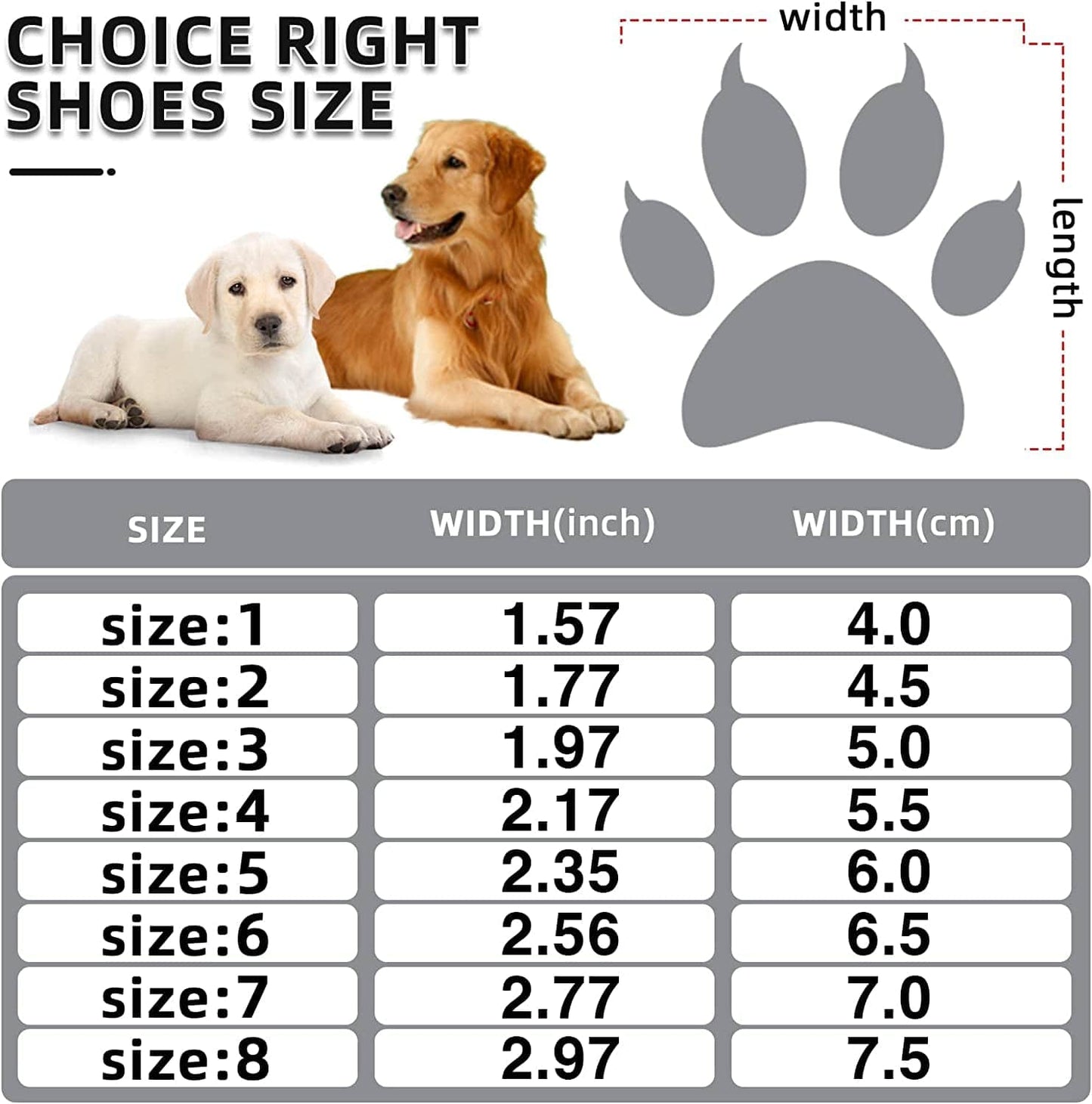 Juqiboom Non-Slip Dog Shoes for outside and Indoor, Rugged Anti- Slip Sole Dogs Boots with Adjustable Reflective Strips for Small Medium Large Dogs (Waterproof-Khaki, #6(Width 2.56 Inch) Pack of 4) Animals & Pet Supplies > Pet Supplies > Dog Supplies > Dog Apparel JUQIBOOM   