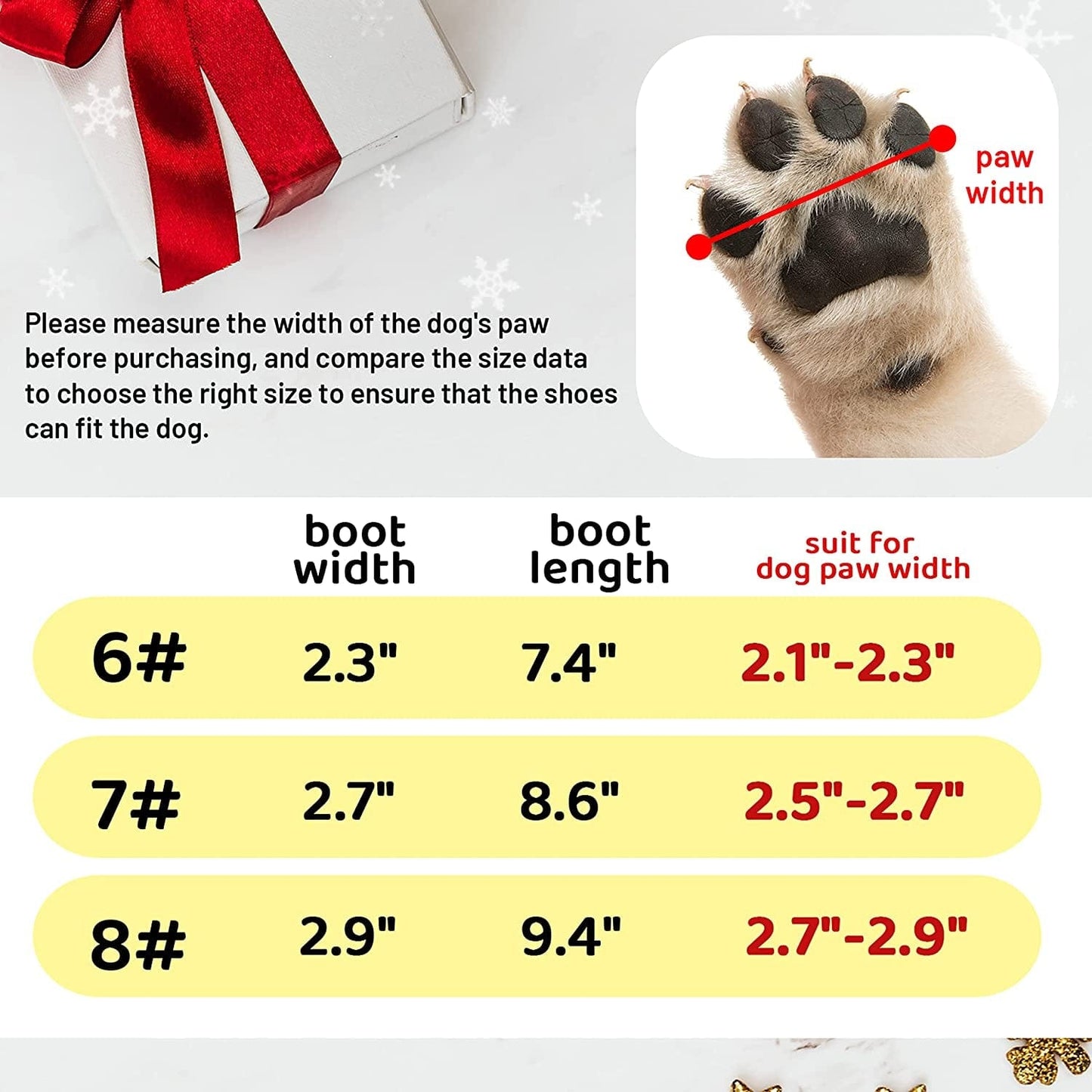 JVVGPET Dog Boots for Medium Large Dogs - Winter Warm Dog Shoes for Walking Hiking Running - Waterproof Reflective Adjustable Anti-Slip Rain Snow Outdoor Dog Boot Shoes Paw Protector Animals & Pet Supplies > Pet Supplies > Dog Supplies > Dog Apparel JVVGPET   