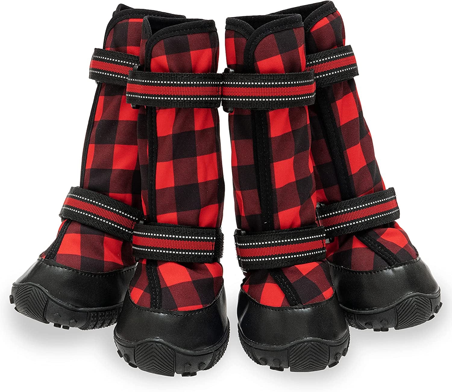 JVVGPET Dog Boots for Medium Large Dogs - Winter Warm Dog Shoes for Walking Hiking Running - Waterproof Reflective Adjustable Anti-Slip Rain Snow Outdoor Dog Boot Shoes Paw Protector Animals & Pet Supplies > Pet Supplies > Dog Supplies > Dog Apparel JVVGPET #7 paw width of 2.5"-2.7"  