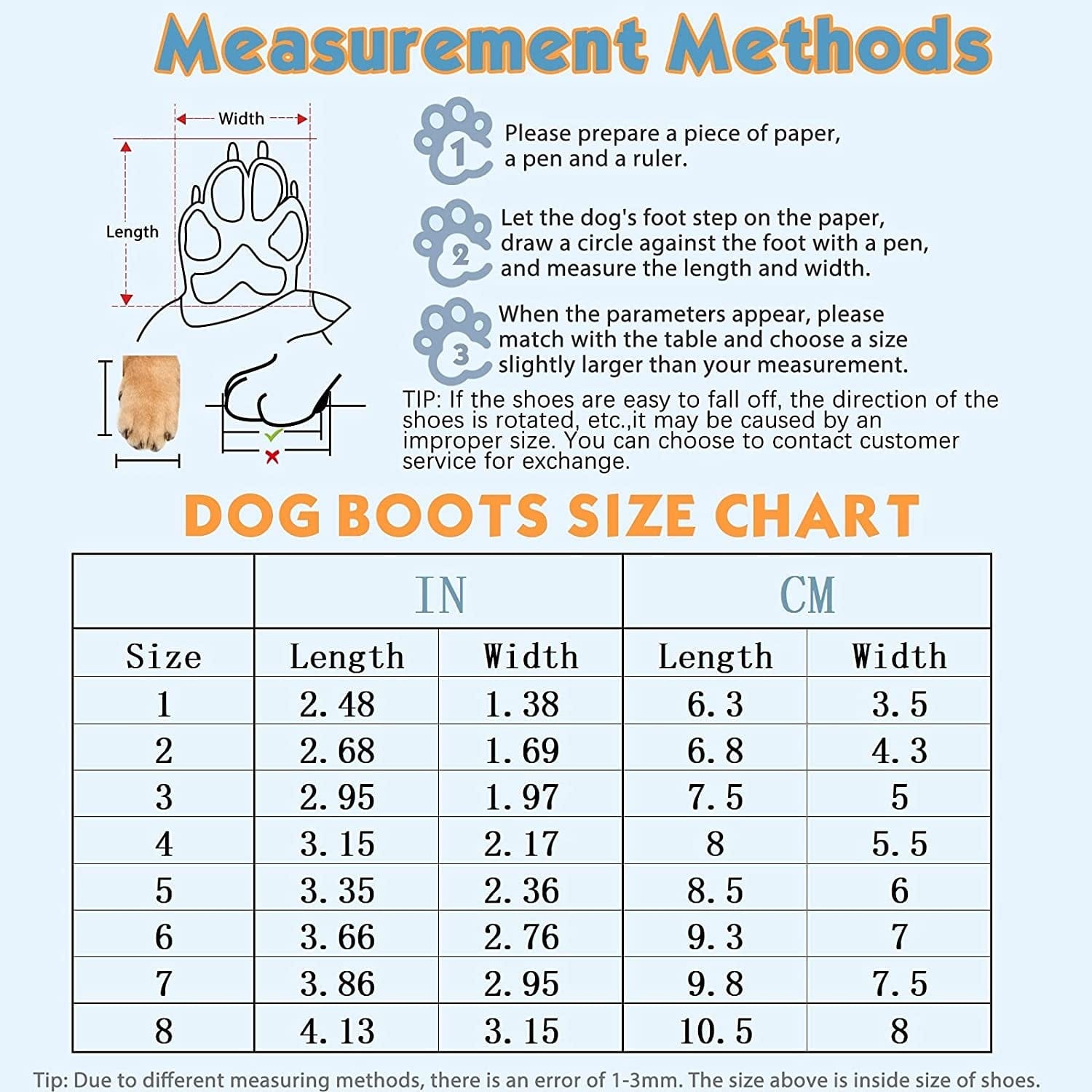 KEIYALOE Dog Shoes Waterproof Dogs Boots Protection Paw Breathable Anti-Slip Dog Rain Shoes Size 2: 2.68" X 1.69" (L*W) (Pack of 4) Animals & Pet Supplies > Pet Supplies > Dog Supplies > Dog Apparel KEIYALOE   