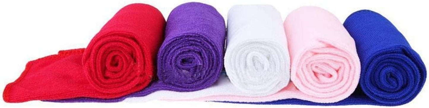 Klun 5Pcs Soft Fast Drying Pet Puppy Dog Cat Microfiber Bathrobe Towel Ultra-Absorbent Hand Towel (Random Color, 5Pcs) Animals & Pet Supplies > Pet Supplies > Dog Supplies > Dog Apparel kulunzhineng   