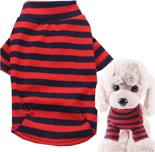 Knitted Pet Clothes Coat Small Medium Dog Cat Shirt Jacket (Color : Red, Size : Small) Animals & Pet Supplies > Pet Supplies > Dog Supplies > Dog Apparel keffiyeh   
