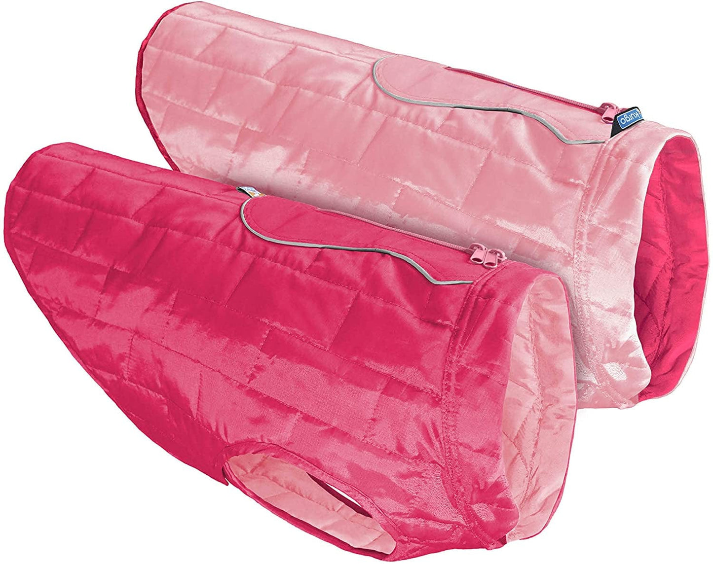 Kurgo Dog Jacket, Reversible Winter Jacket for Dogs, Pet Coat for Hiking, Water Resistant, Reflective, Lightweight, Wear with Harness, Athletic, Loft Jacket (Liberty Floral, XS) Animals & Pet Supplies > Pet Supplies > Dog Supplies > Dog Apparel Radio Systems Corporation Magenta/Petal Extra Small 