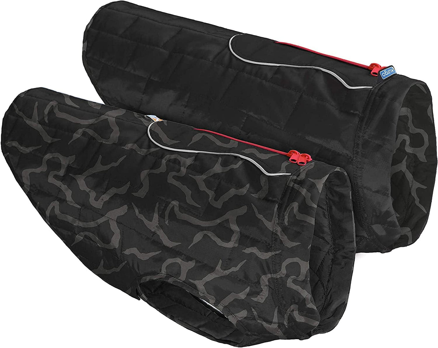 Kurgo Dog Jacket, Reversible Winter Jacket for Dogs, Pet Coat for Hiking, Water Resistant, Reflective, Lightweight, Wear with Harness, Athletic, Loft Jacket (Liberty Floral, XS) Animals & Pet Supplies > Pet Supplies > Dog Supplies > Dog Apparel Radio Systems Corporation River Run/Black Extra Large 