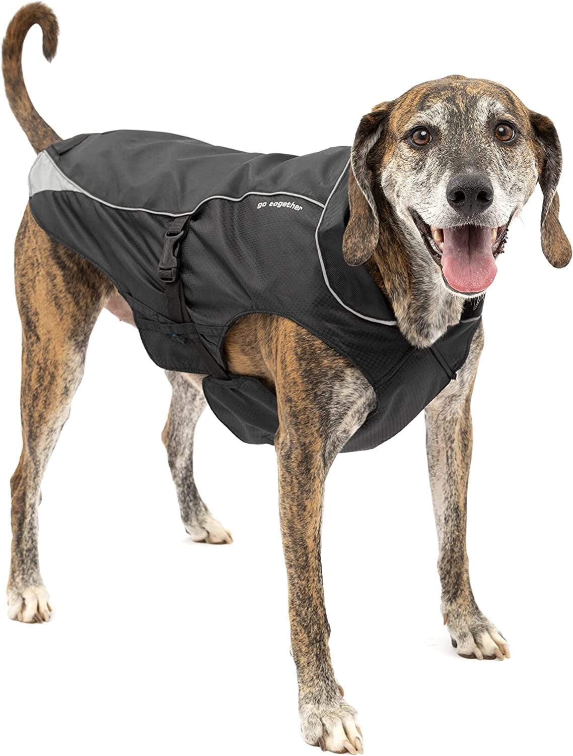 Kurgo North Country Dog Coat, Dog Winter Jacket, Waterproof Dog Jacket, Dog Snow Jacket and Windproof Dog Coat, Reflective Dog Fleece Animals & Pet Supplies > Pet Supplies > Dog Supplies > Dog Apparel Radio Systems Corporation Black M (Neck: 19", Girth: 26"-35", Back: 20.5") 