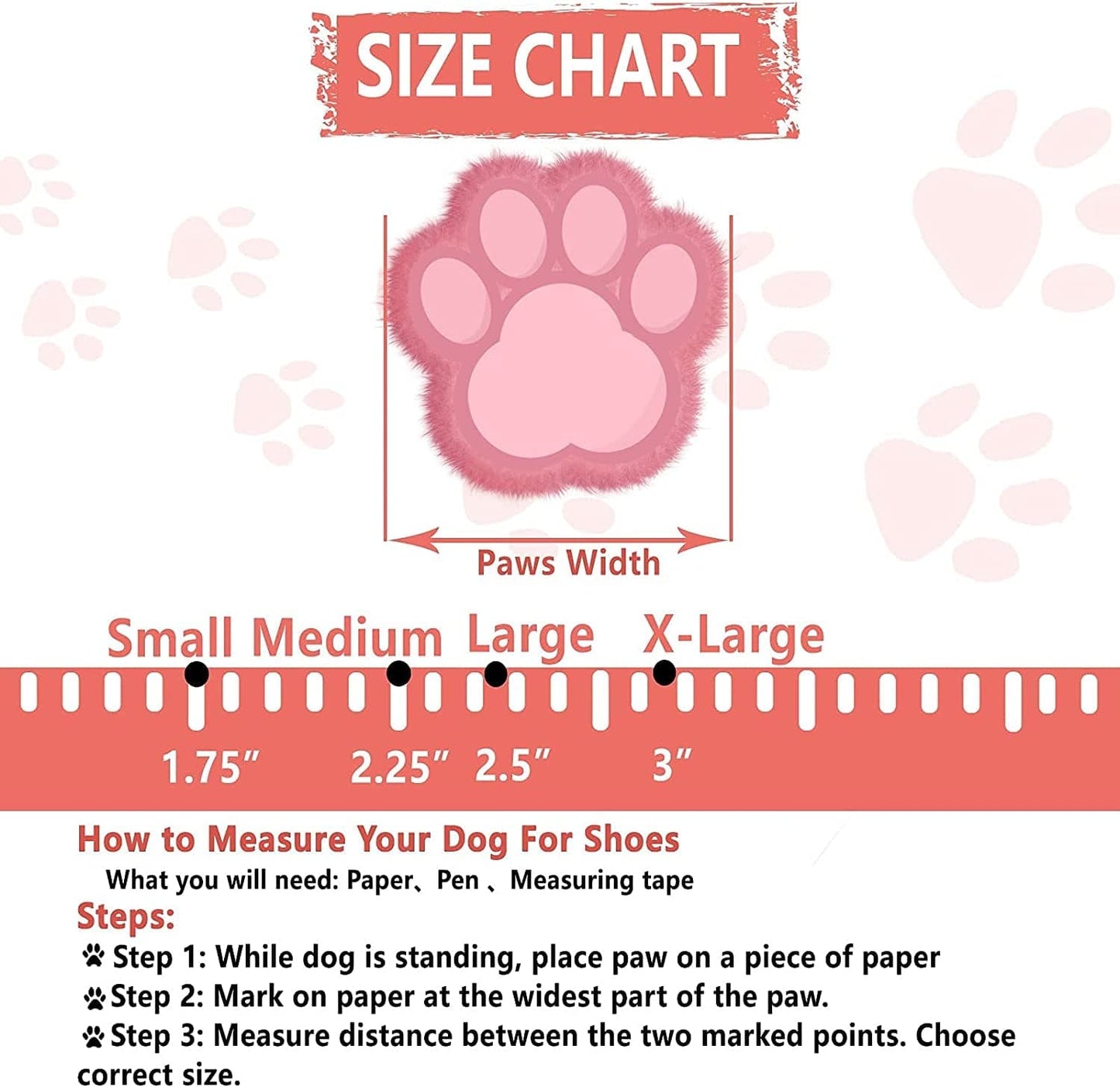 Kyeese 4Pcs Dog Boots Waterproof Anti-Slip Bottom Dog Shoes with Reflective Straps Adjustable Soft Lining Inside Animals & Pet Supplies > Pet Supplies > Dog Supplies > Dog Apparel kyeese   