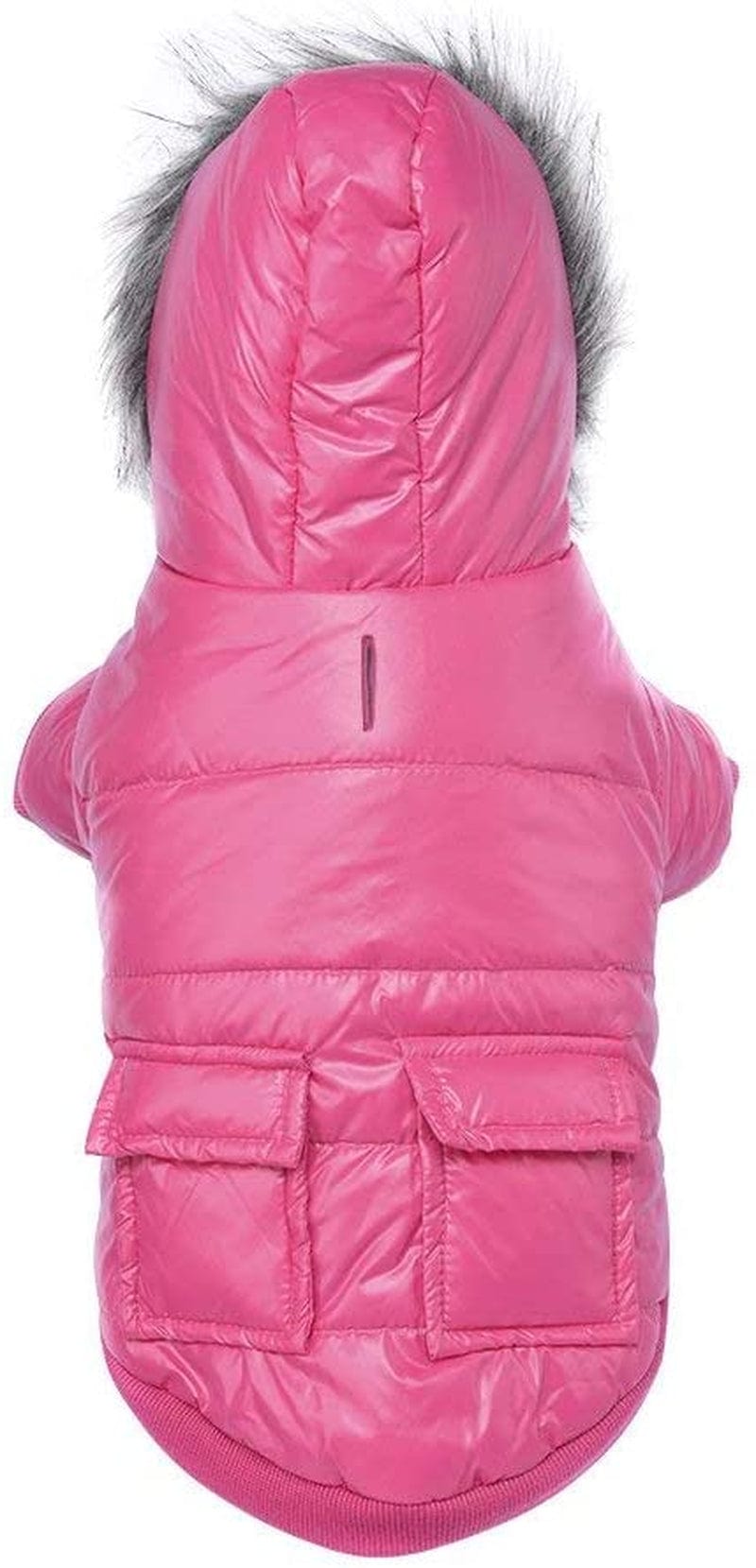 LESYPET Dog Coat Doggie Winter Coat for Small Medium Dogs Girl Dog Jacket, Pink Medium Animals & Pet Supplies > Pet Supplies > Dog Supplies > Dog Apparel LESYPET   