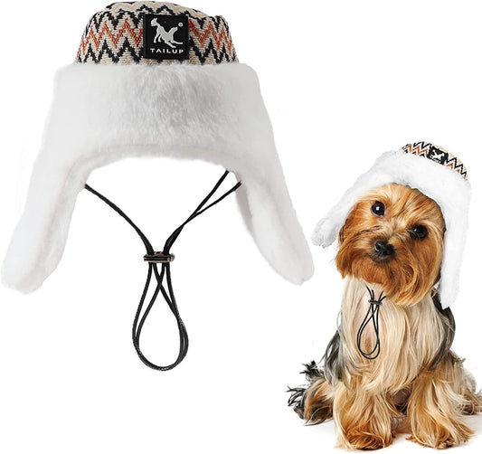 Fall Winter Pet Dog Hat Christmas Warm Knitting Pet Hats for Small Dog Cat  Cute Rabbit Ears Dog Caps Head Cover Pet Accessories