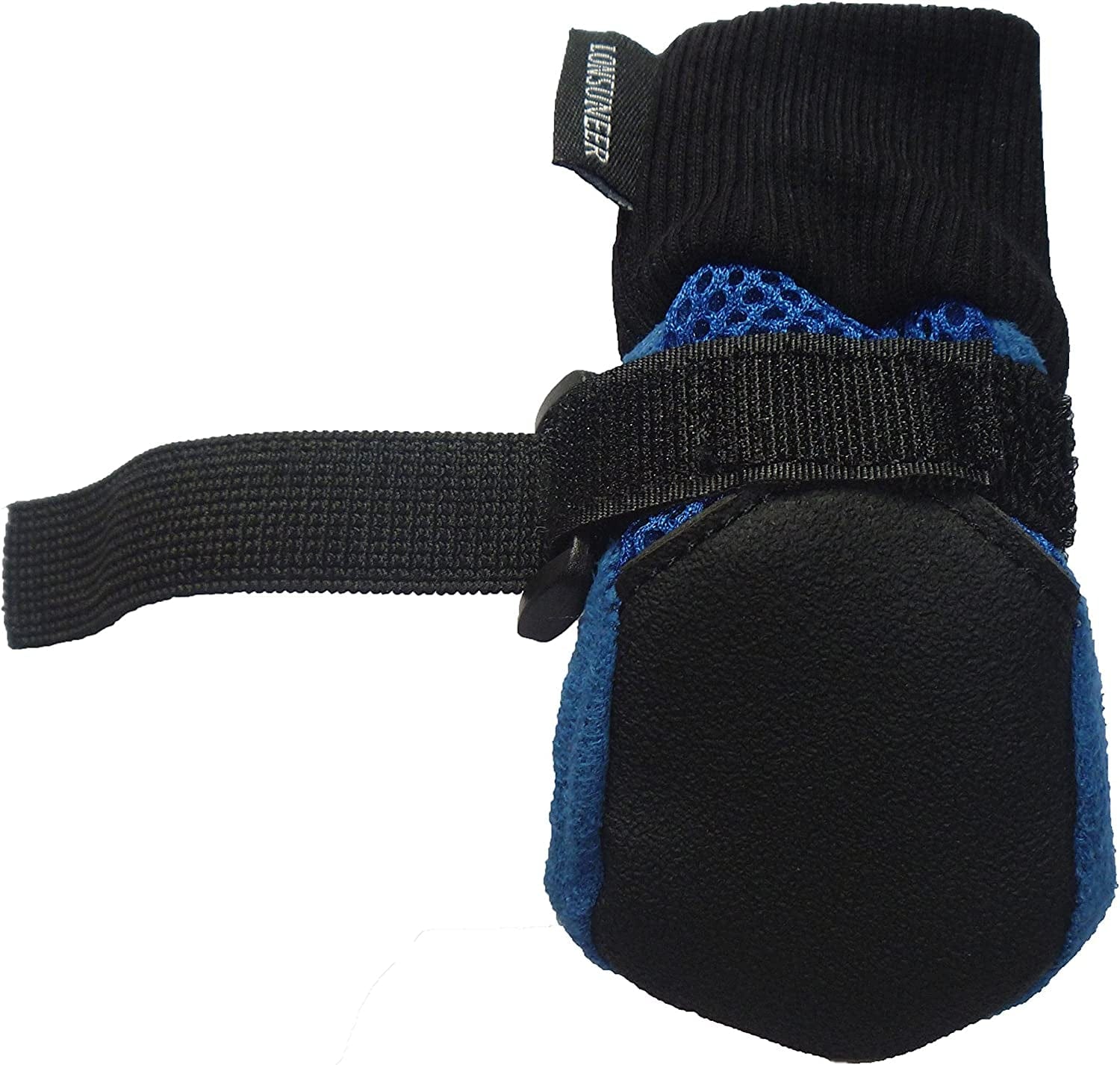 LONSUNEER Dog Boots Breathable and Protect Paws Soft Nonslip Soles Blue Color Size XS - Inner Sole Width 1.97 Inch Animals & Pet Supplies > Pet Supplies > Dog Supplies > Dog Apparel LONSUNEER   