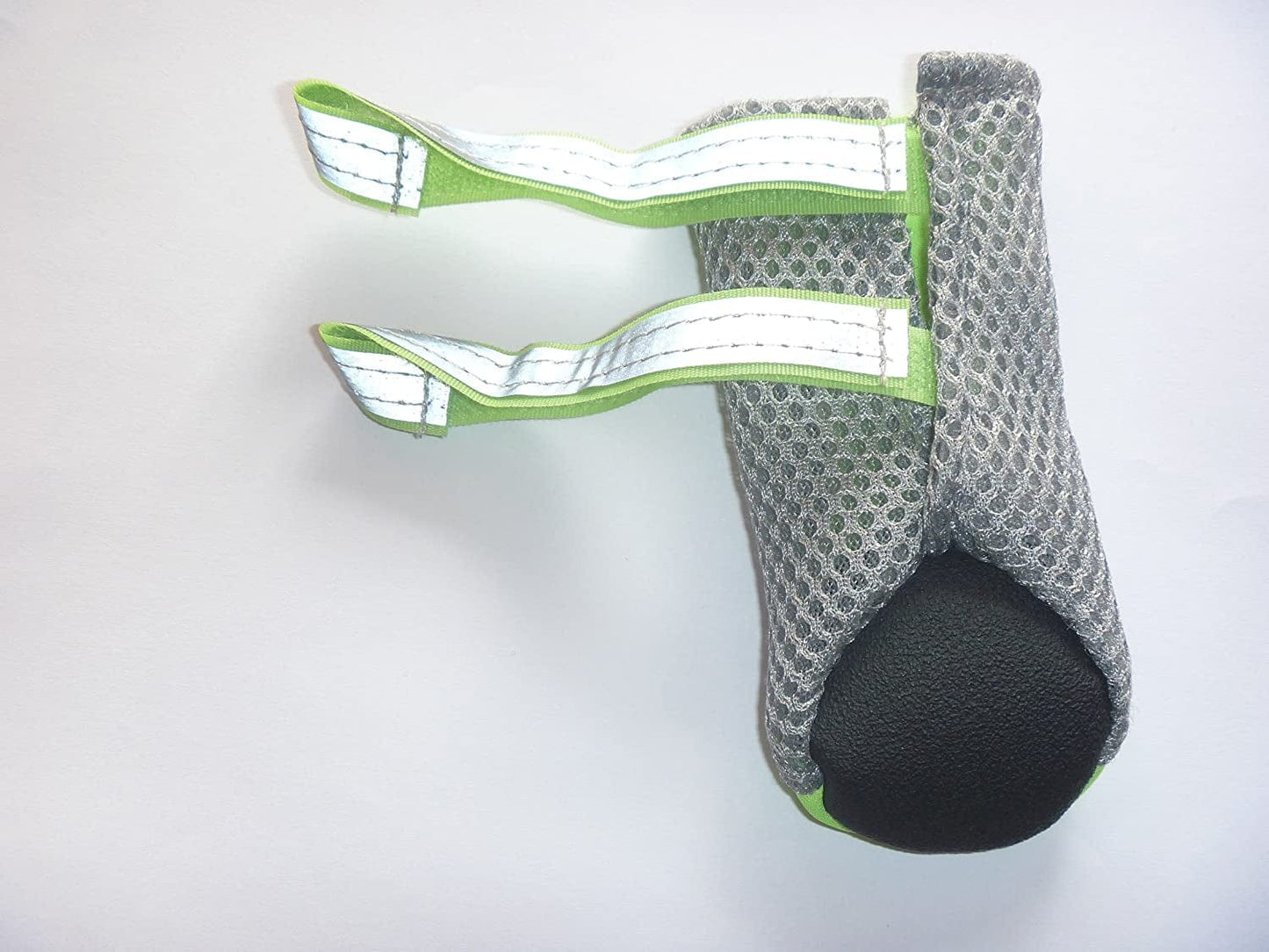 LONSUNEER Dog Boots Breathable and Protect Paws with Soft Nonslip Soles and Reflective Straps Size Medium Bright Green Animals & Pet Supplies > Pet Supplies > Dog Supplies > Dog Apparel Lifeful   