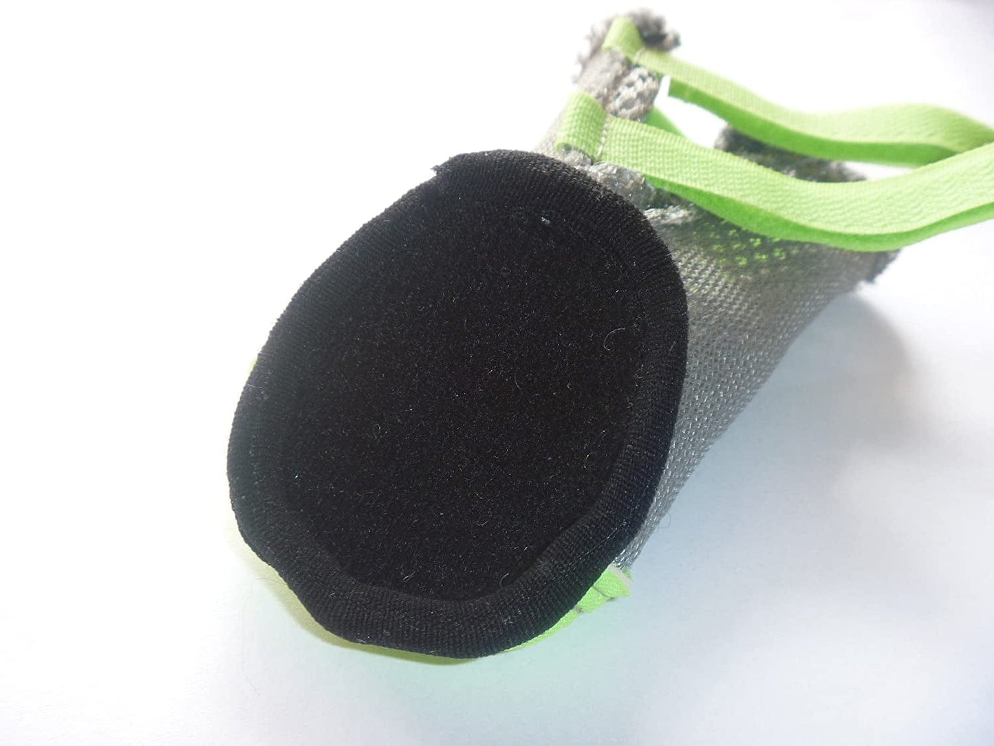 LONSUNEER Dog Boots Breathable and Protect Paws with Soft Nonslip Soles and Reflective Straps Size Medium Bright Green Animals & Pet Supplies > Pet Supplies > Dog Supplies > Dog Apparel Lifeful   