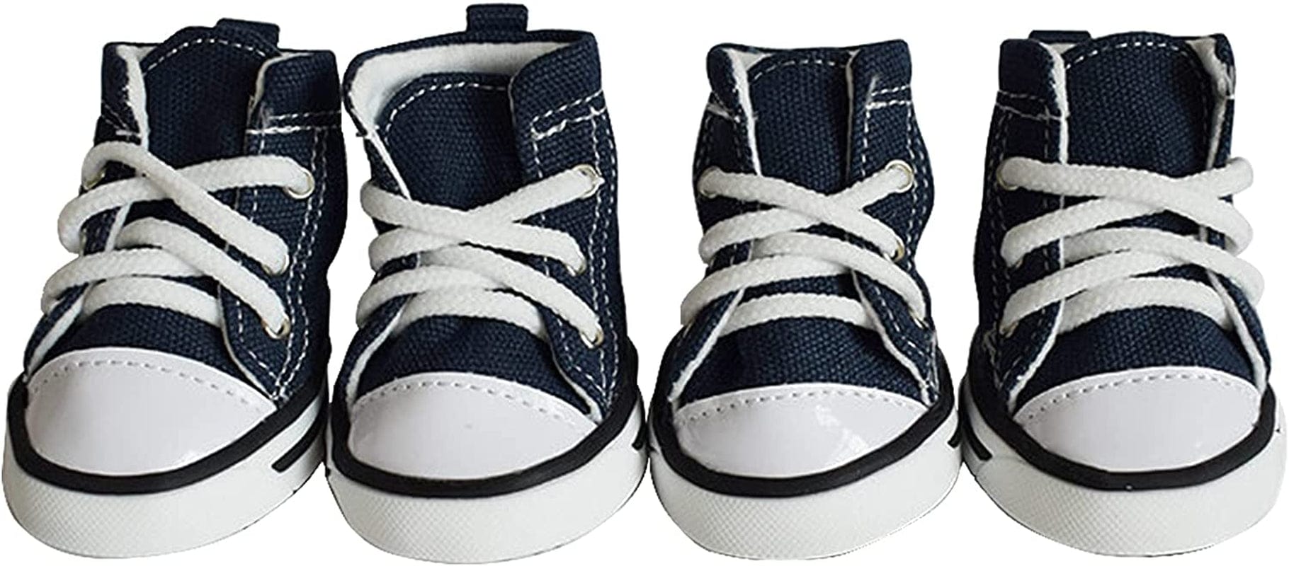 Magicorange 4 Pcs Pet Shoes Puppy Sport Denim Shoes, Outdoor Anti-Slip Sneaker Boot Causal Dog Shoes for Small Medium Size and Large Dogs (#5, Pink) Animals & Pet Supplies > Pet Supplies > Dog Supplies > Dog Apparel Magicorange Blue #5 