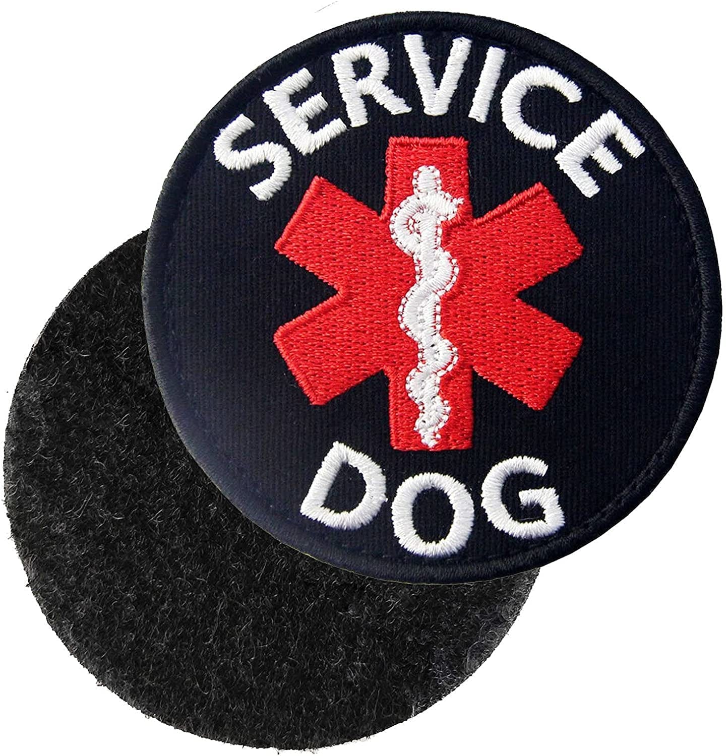 Medical Alert Do Not Distract Service Dog Stress No Touch Stop Pet Vests/Harnesses Emblem Embroidered Fastener Hook & Loop Patch (Service) Animals & Pet Supplies > Pet Supplies > Dog Supplies > Dog Apparel Minason   