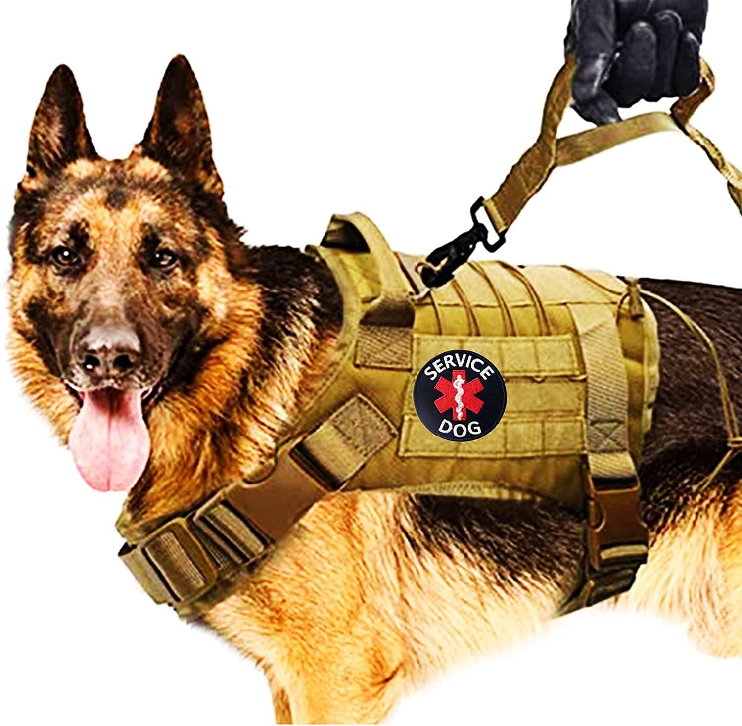 Medical Alert Do Not Distract Service Dog Stress No Touch Stop Pet Vests/Harnesses Emblem Embroidered Fastener Hook & Loop Patch (Service) Animals & Pet Supplies > Pet Supplies > Dog Supplies > Dog Apparel Minason   