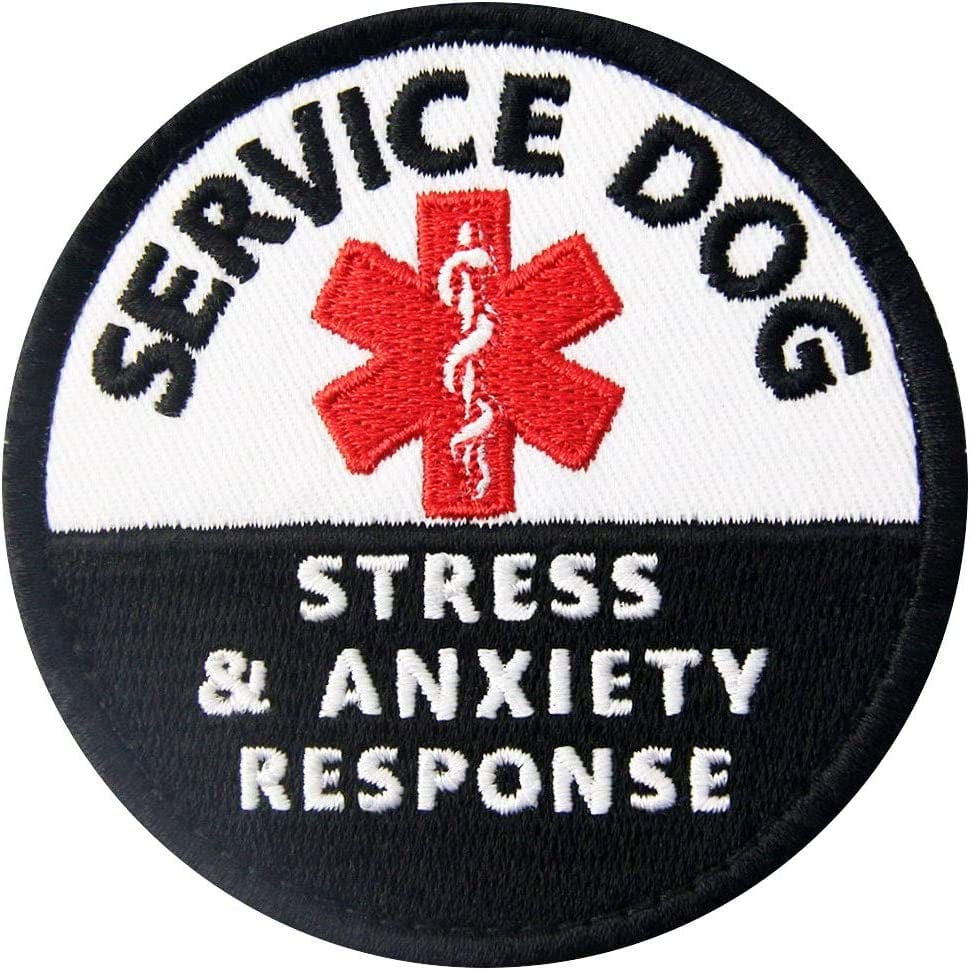 Medical Alert Do Not Distract Service Dog Stress No Touch Stop Pet Vests/Harnesses Emblem Embroidered Fastener Hook & Loop Patch (Service) Animals & Pet Supplies > Pet Supplies > Dog Supplies > Dog Apparel Minason Stress  