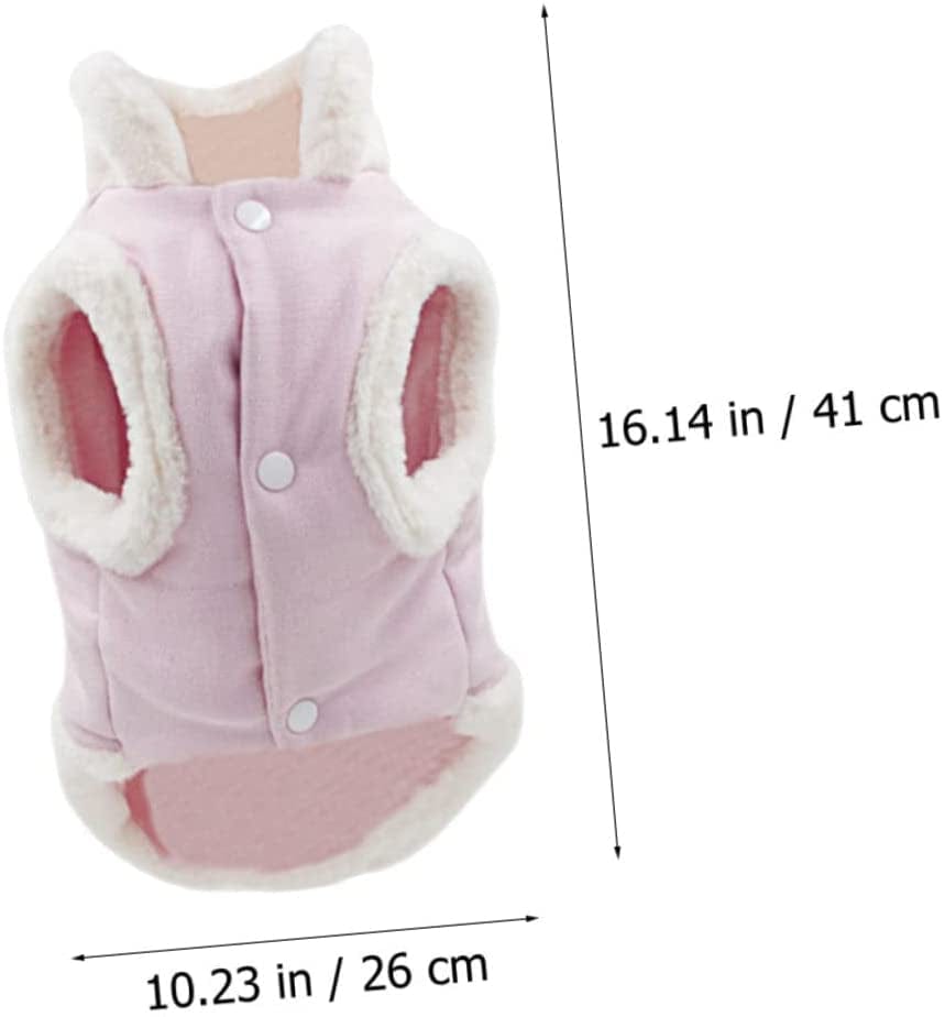 Mipcase 2 Pcs Cold Winter Jackets- Small Supplies Weather Coat Jumpsuit Outfit Snowproof Cats Traction Warm for Dog Apparel Dresses Windproof Lovely Cat Pet Party Jacket Kawaii Animals & Pet Supplies > Pet Supplies > Dog Supplies > Dog Apparel Mipcase   