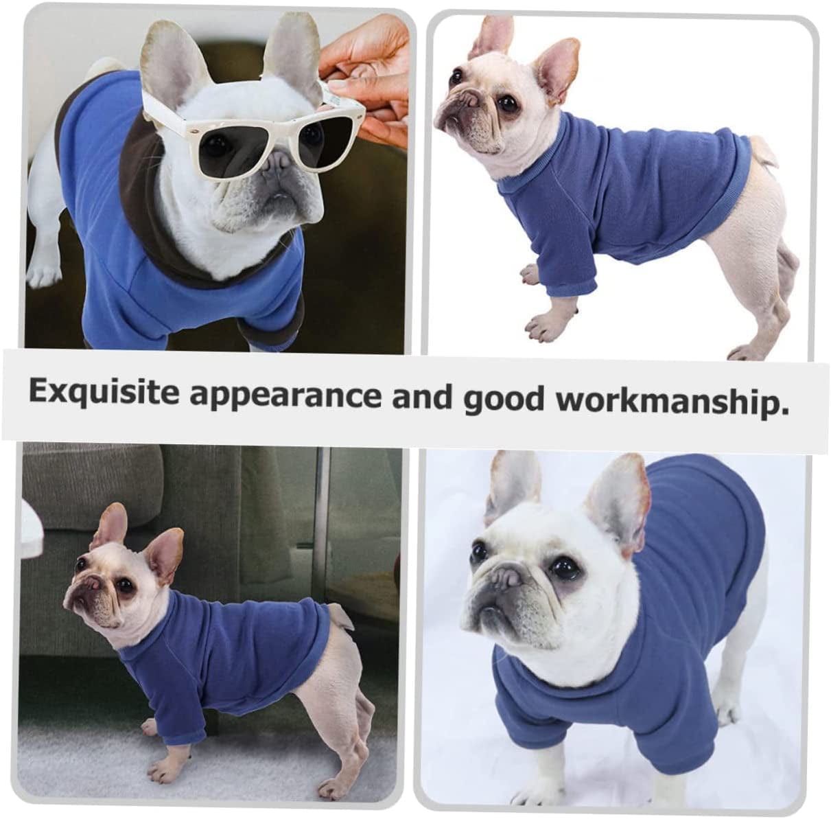 Mipcase 2Pcs Coat Pet Weather Keeping Small Coats Fashion Pig Dog Cat Jacket Sweatshirt Cold Outfit for L Dogs Adorable and Guinea Warmth Winter Thickened Rabbit Cozy Apparel Vest Dark Animals & Pet Supplies > Pet Supplies > Dog Supplies > Dog Apparel Mipcase   