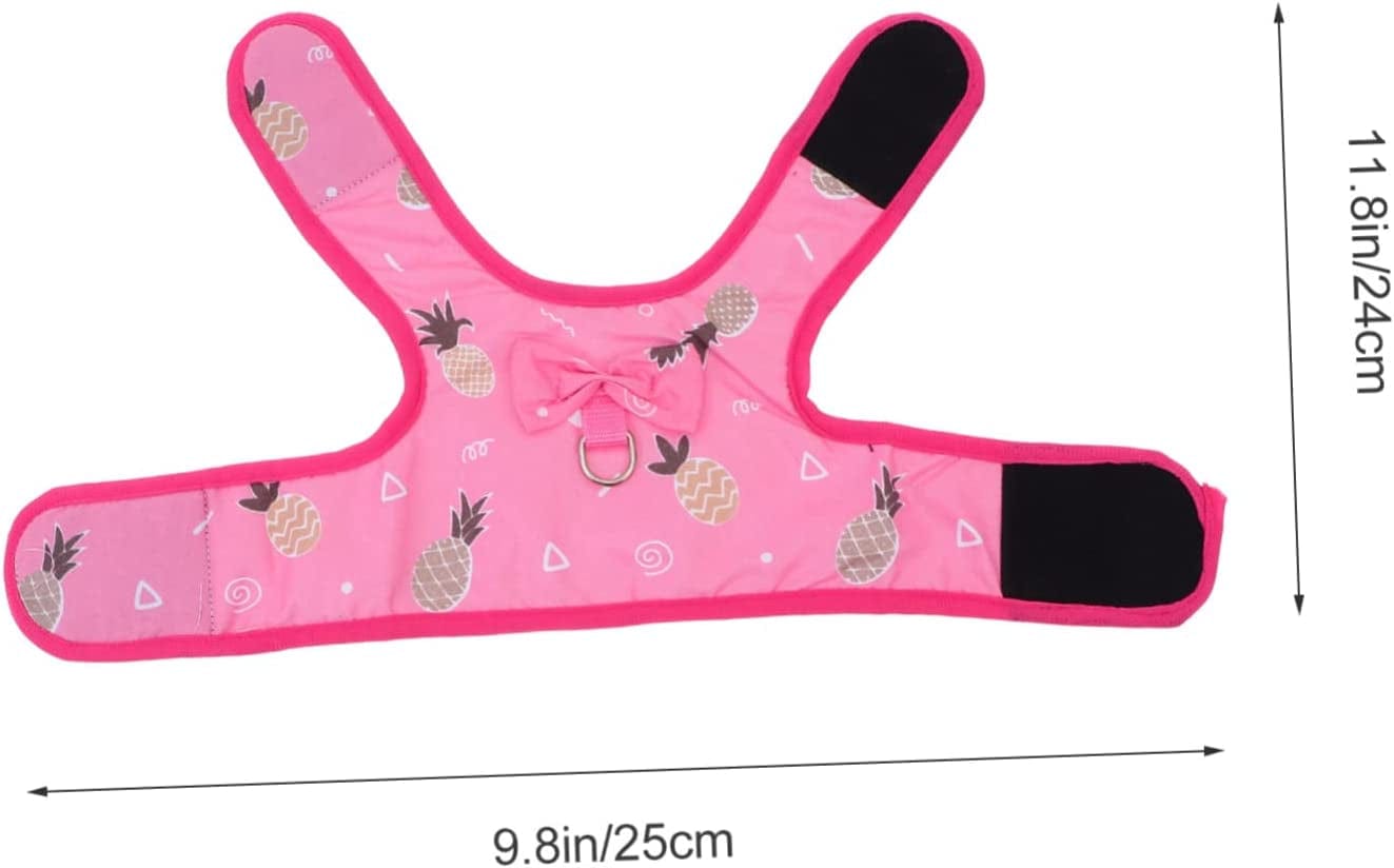 Mipcase Size Pineapple Pink Kitten Rabbit Pet Adjustable Multi- Vest Proof Breathable Leash Rope Animals Chest M Kittens Charming Bunny Belt Strap Pig Jogging Little Ferret Cloth Animals & Pet Supplies > Pet Supplies > Dog Supplies > Dog Apparel Mipcase   