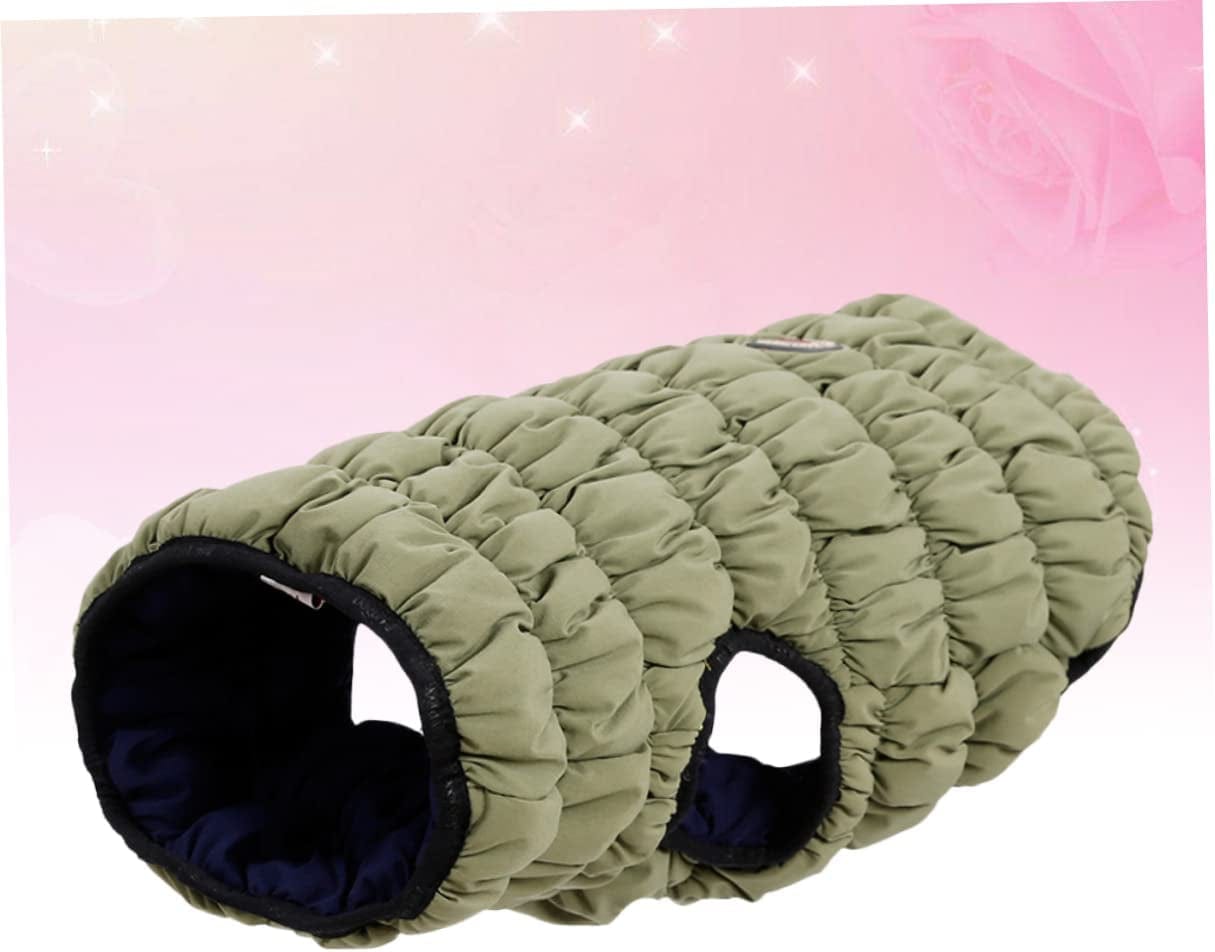 Mipcase Winter Dog Caterpillar Apparel Padded and Vest Blue Cats Pet Elastic Jacket Coat L Cold for Small Windproof Dogs Weather Side Puppy Double Warm Green Clothes Size Animals & Pet Supplies > Pet Supplies > Dog Supplies > Dog Apparel Mipcase   