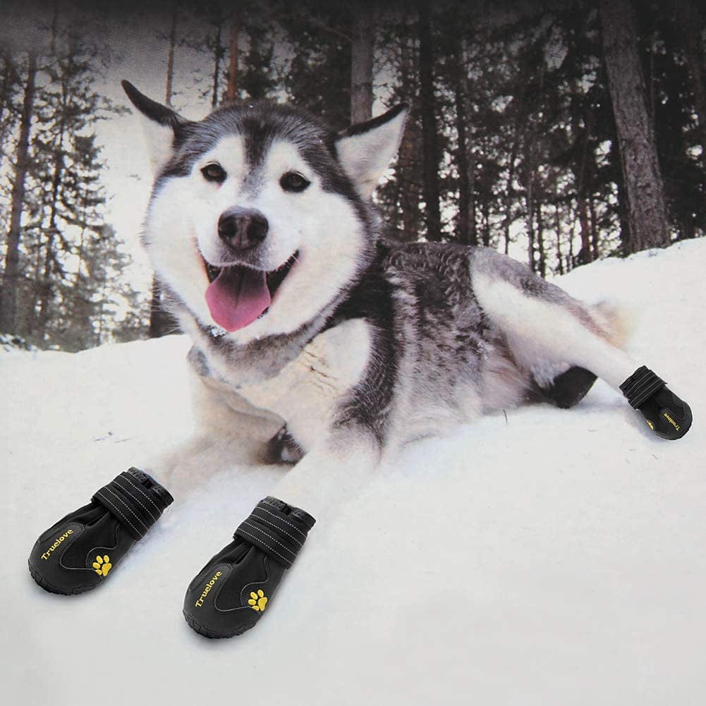 MOKCCI Truelove Dog Boots Waterproof Dog Shoes with Reflective Straps for Small Medium Large Animals & Pet Supplies > Pet Supplies > Dog Supplies > Dog Apparel MOKCCI   