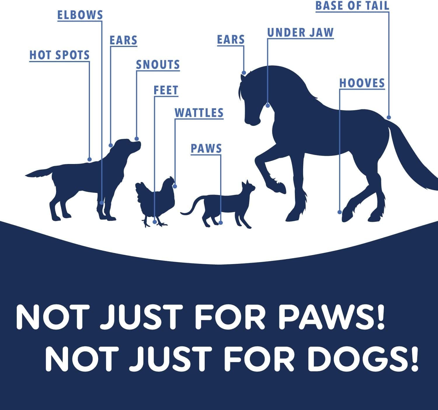 Musher'S Secret Dog Paw Wax 60 G (2.1 Oz) - Moisturizing Dog Paw Balm That Creates an Invisible Barrier That Protects and Heals Dry Cracked Paws - All-Natural with Vitamin E and Food-Grade Ingredients Animals & Pet Supplies > Pet Supplies > Dog Supplies > Dog Apparel Mushers Secret   